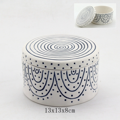 Ceramic Decorative Trinket Boxes 