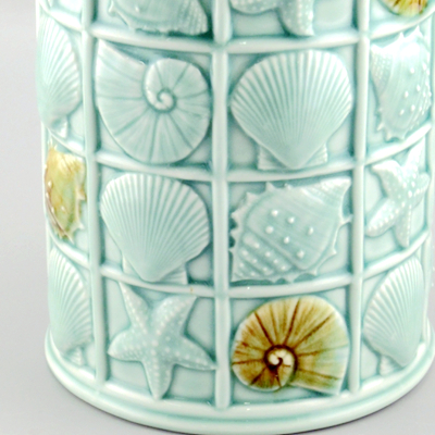turquoise canisters