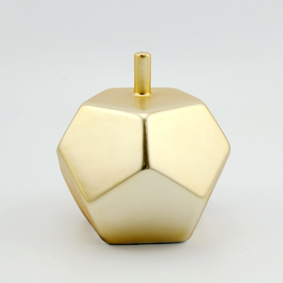 golden apple ceramic home decor