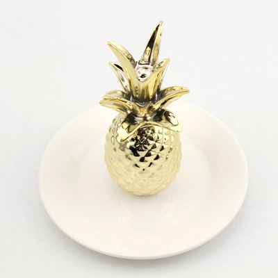 pineapple ring holder trinket tray