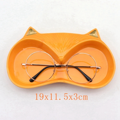 Ceramic Fox Eyeglasses Tray
