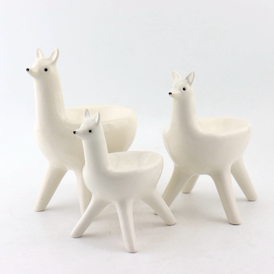 Offers Ceramic Llama Planter