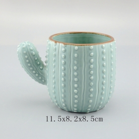 produttore di tazze di ceramica in ceramica verde