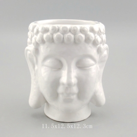 all'ingrosso vaso di ceramica testa di buddha