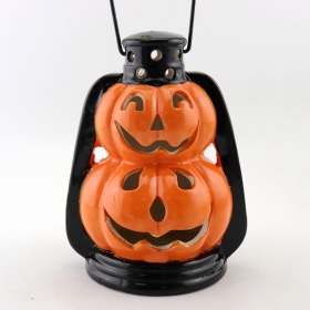 idee di decorazione di ceramica carina lanterne zucca di halloween