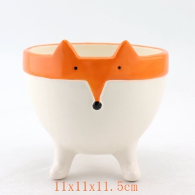 pentola fox in ceramica a forma di volpe